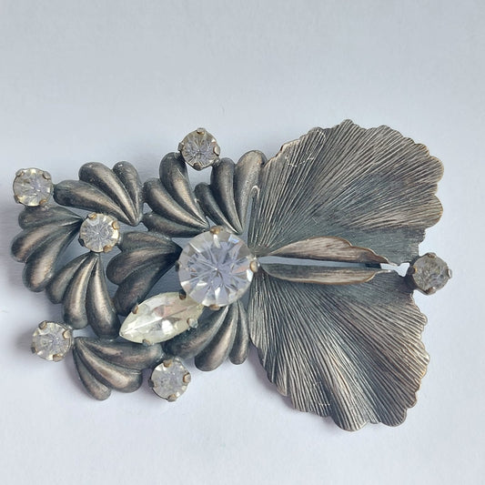 2087 Silberne Gürtelschnalle 60x40mm