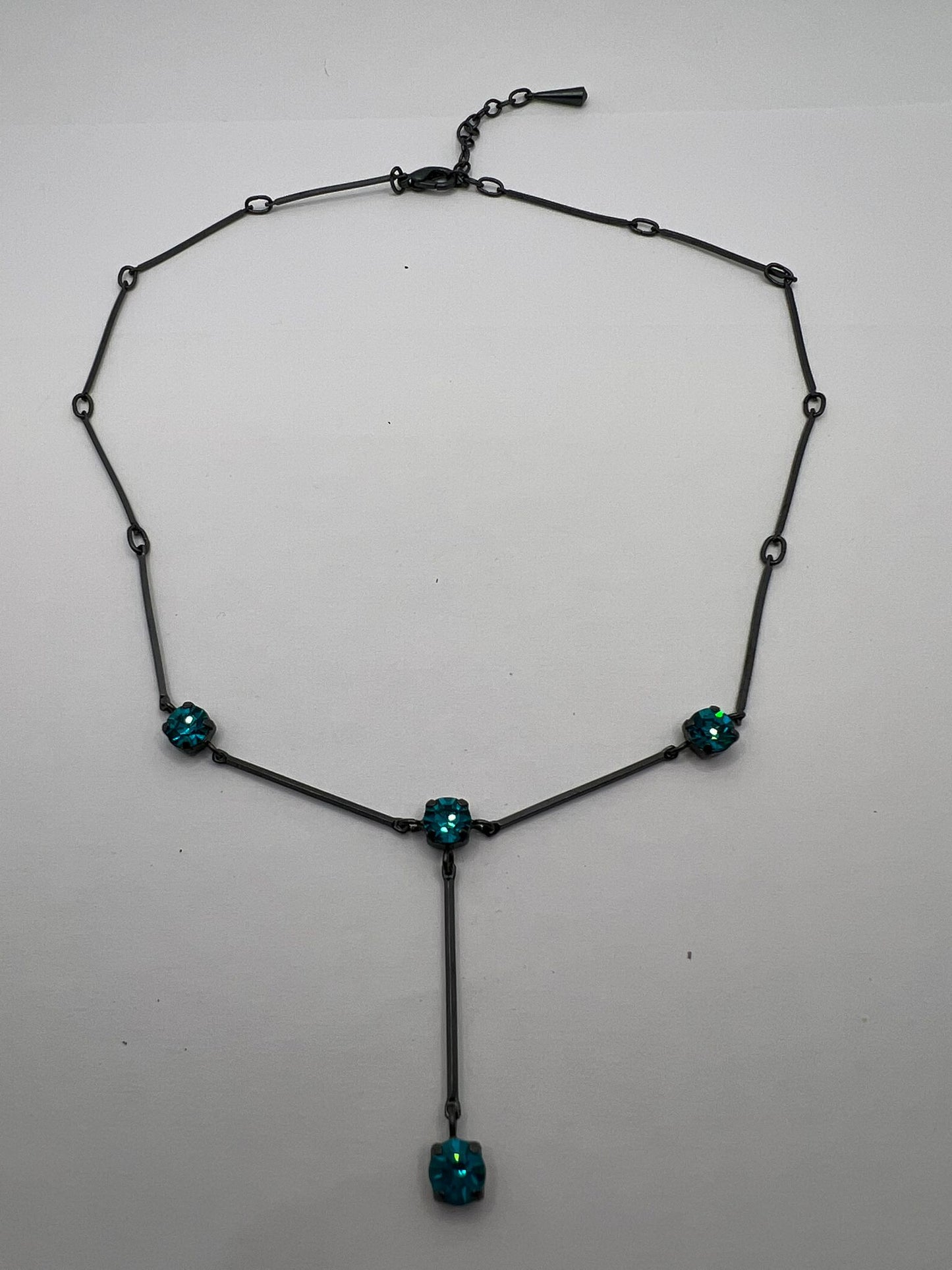 6466 Vintage Swarovski Kristallen Halskette 42cm