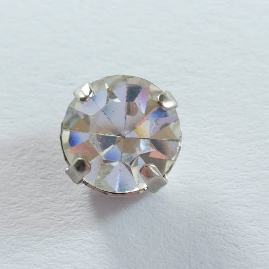 4185 Knopfe mit Swarovski Kristallen 11mm