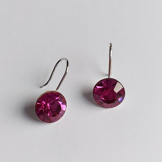 3146 Vintage Swarovski Kristallen Ohrringe 21mm