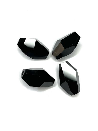 Swarovski® Beads Polygon Jet 18mm