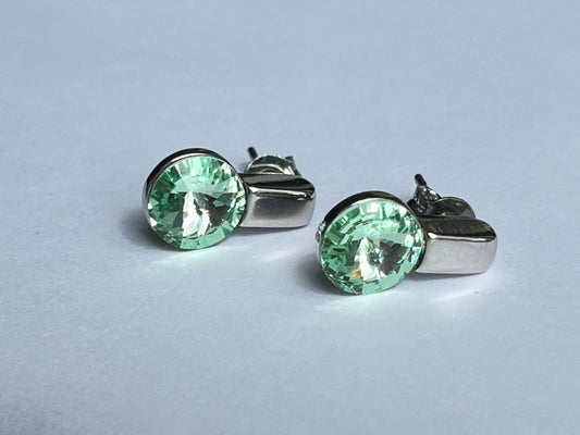 3106 Vintage Swarovski Kristallen Ohrhänger 15mm