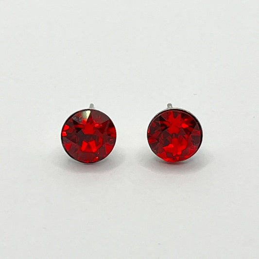 30694 Vintage Swarovski Kristallen Ohrhanger 8mm