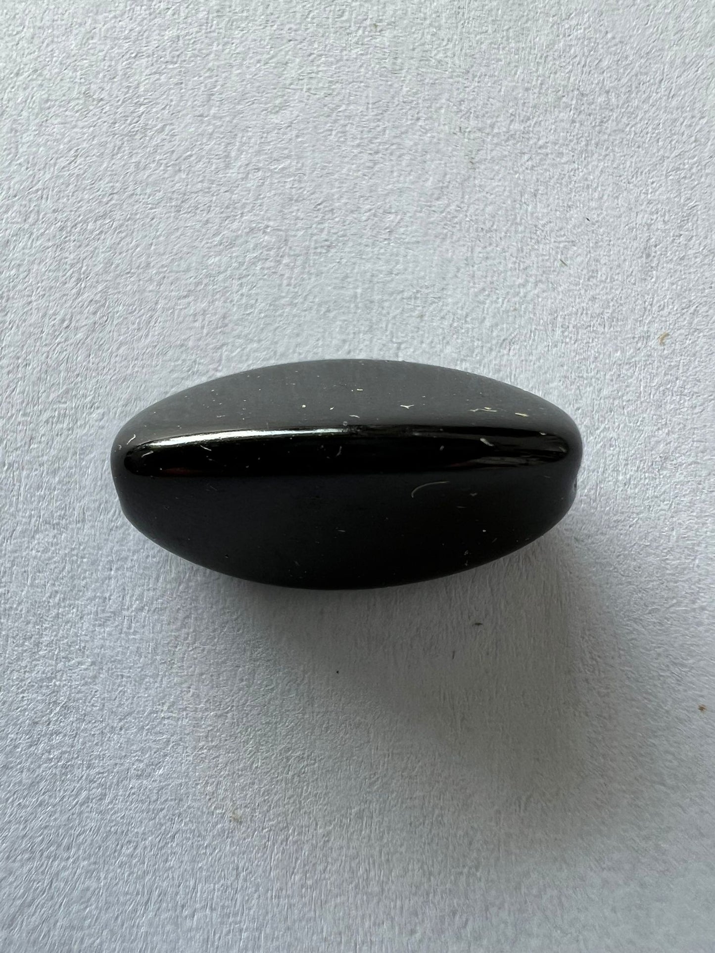 5730 Vintage Acryl Perlen Schwarz 17mm