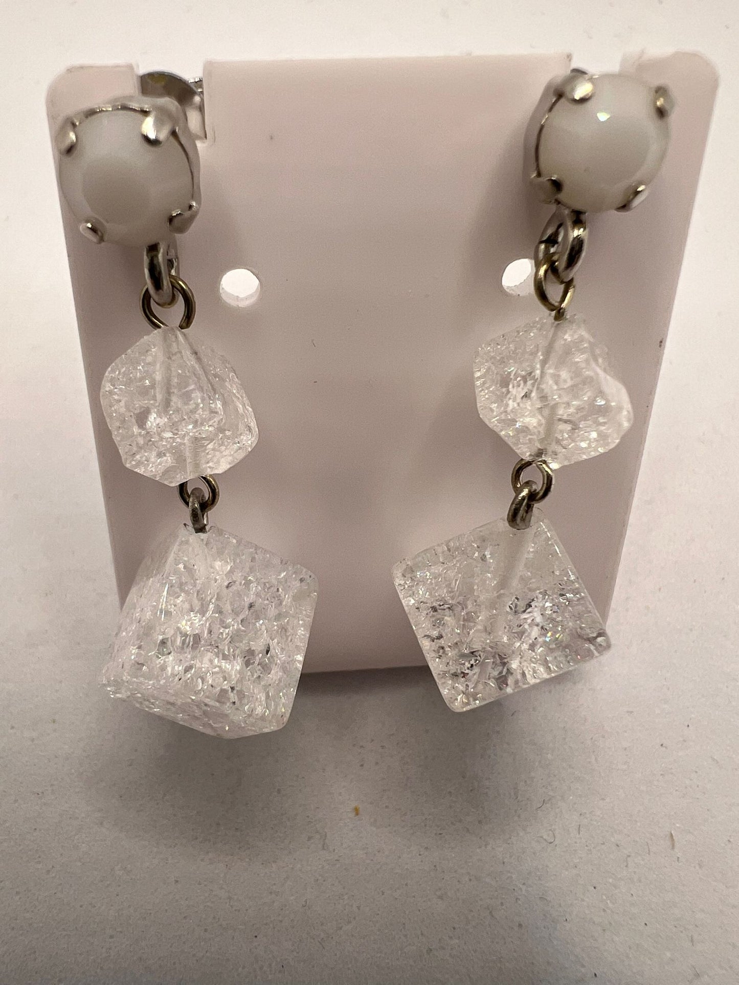30609 Vintage Swarovski Kristallen Ohrhanger 25mm