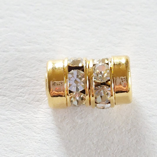 5114 Vintage Perle Zwischenteil Mit Swarovski Kristallen 8,7×5mm