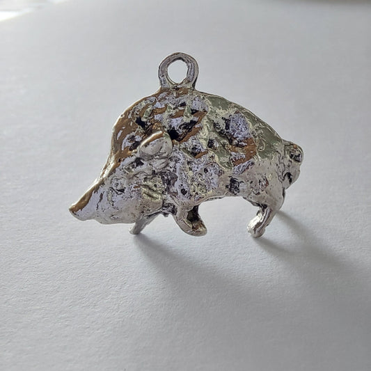 Wildschwein Trachtenanhänger 30x20mm