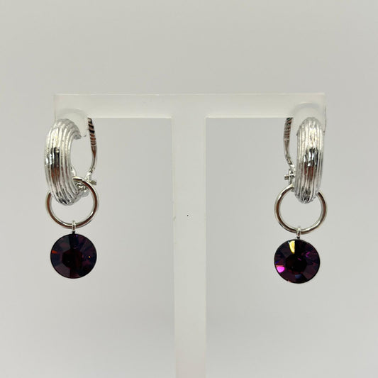 30716 Vintage Swarovski Kristallen Ohrstecker 30mm