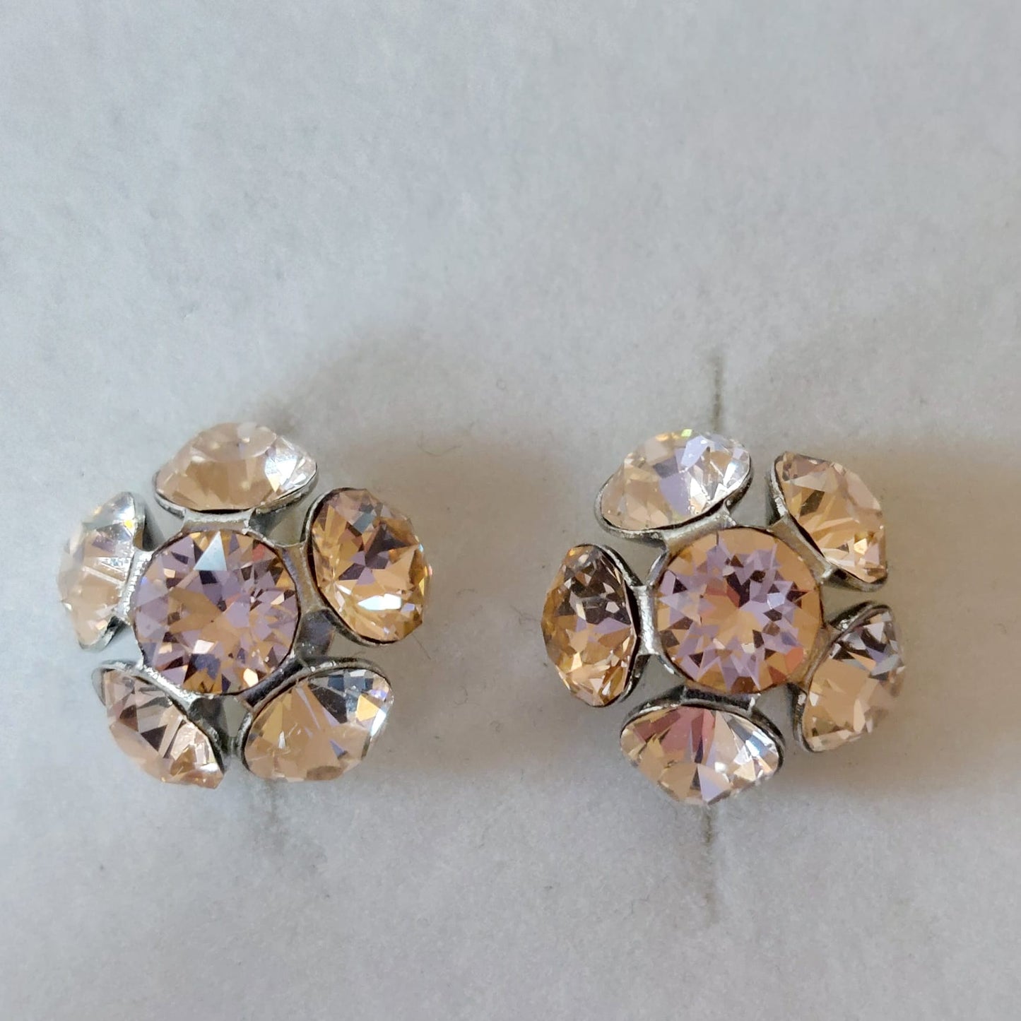 3854 Vintage Earring mit Swarovski Crystals
