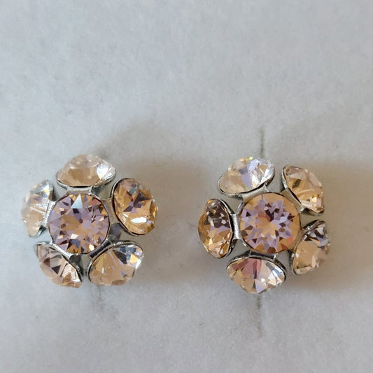 3854 Vintage Earring mit Swarovski Crystals