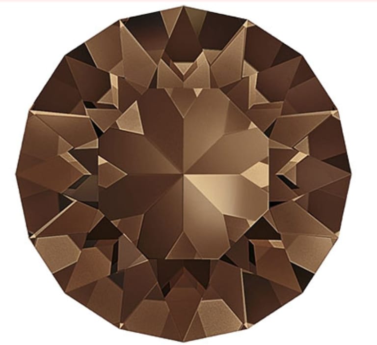 Swarovski® Chaton Smoked Topaz PP3