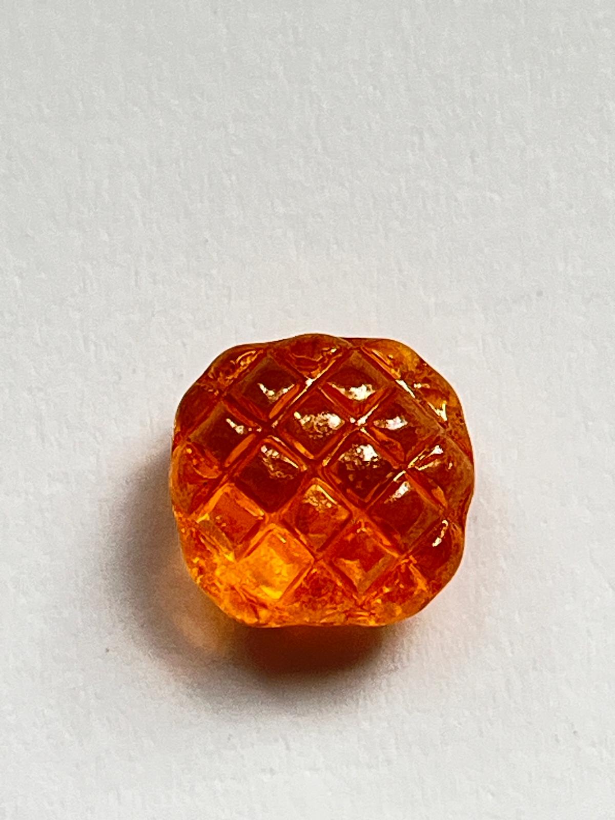 5794 Vintage Perlen Orange 10mm