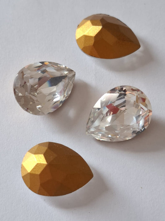 Swarovski® Fancy Vintage Large Pear Crystal 20mm