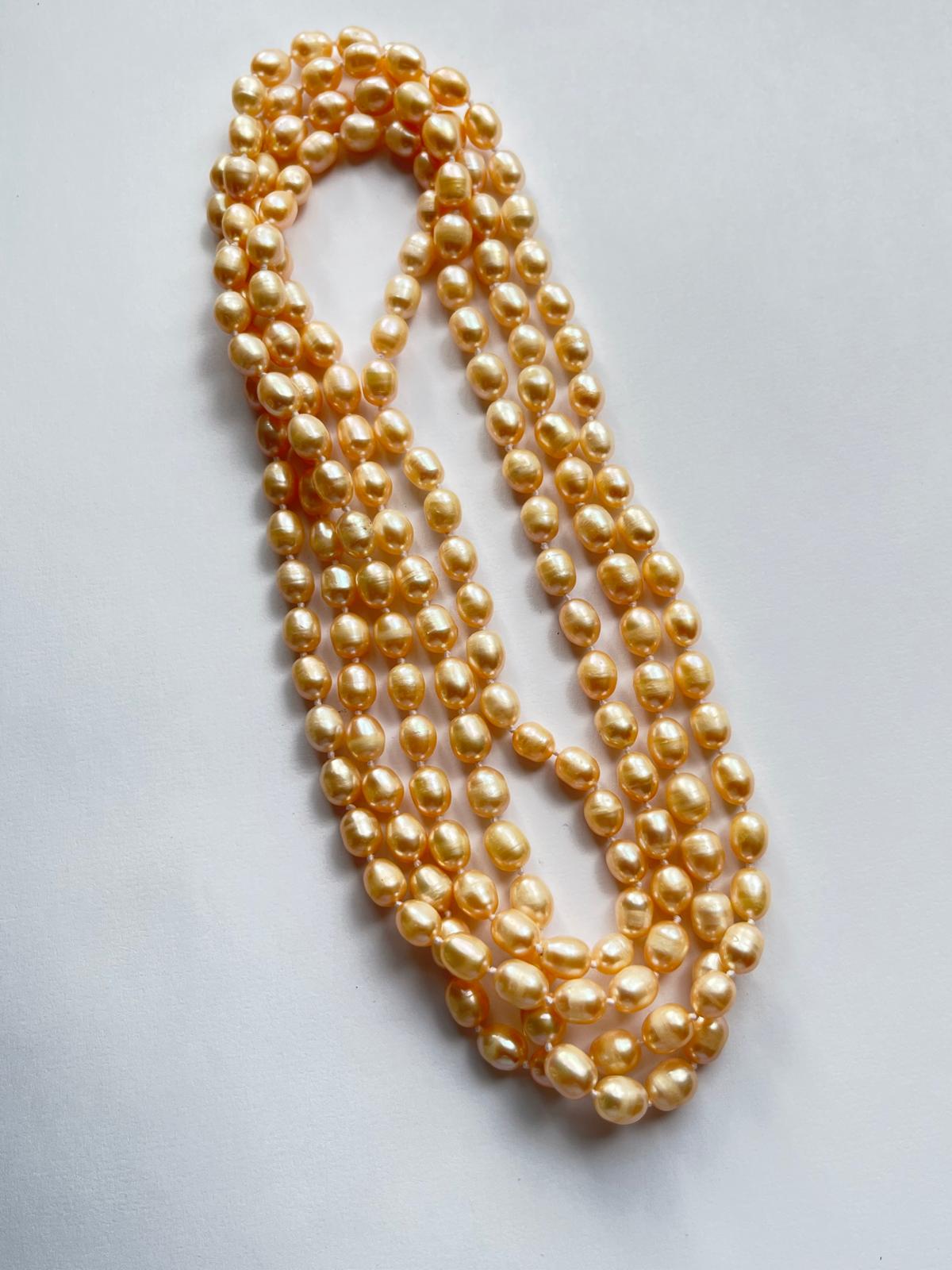 6214 Vintage Swarovski Kristallen Perlenkette 162cm
