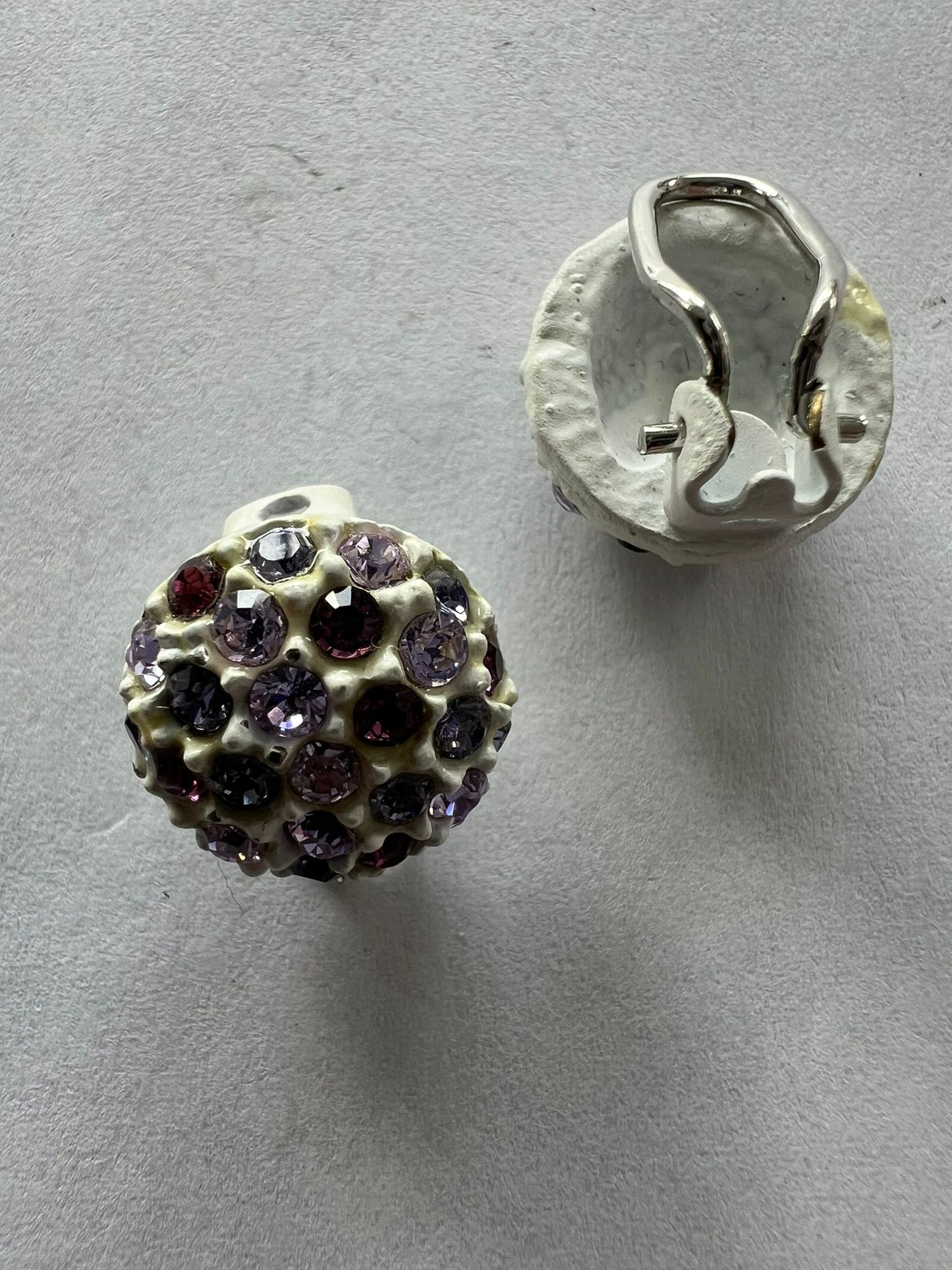 30012 Vintage Swarovski Kristallen Ohrclip 13mm