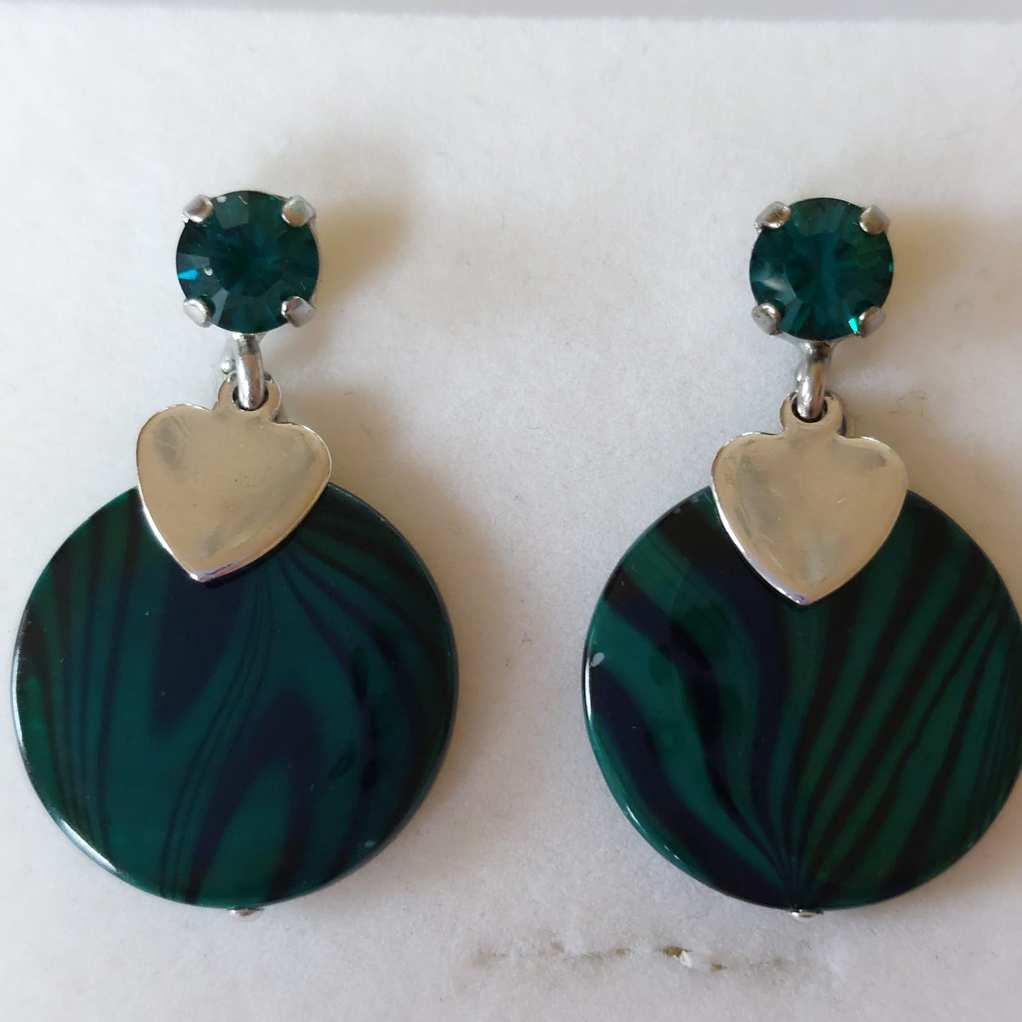 3847 Vintage Earring mit Swarovski Crystals