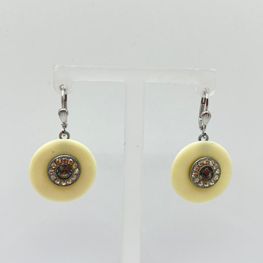 30793 Vintage Swarovski Kristallen Ohrhänger 20mm