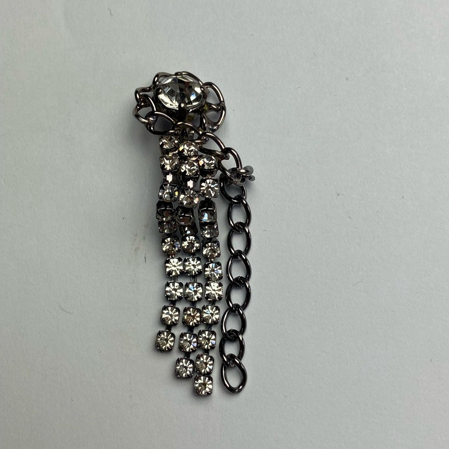30462 Vintage Swarovski Kristallen Ohrclip 61mm