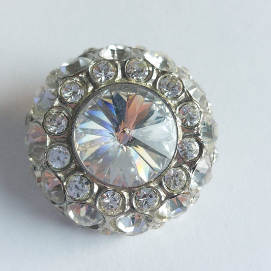 4045 Knopfe mit Swarovski Kristallen 23,8mm