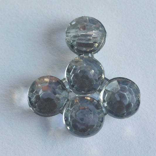 5516 Vintage Crystal Foiled Chaton Stack Bead Anhänger 15mm