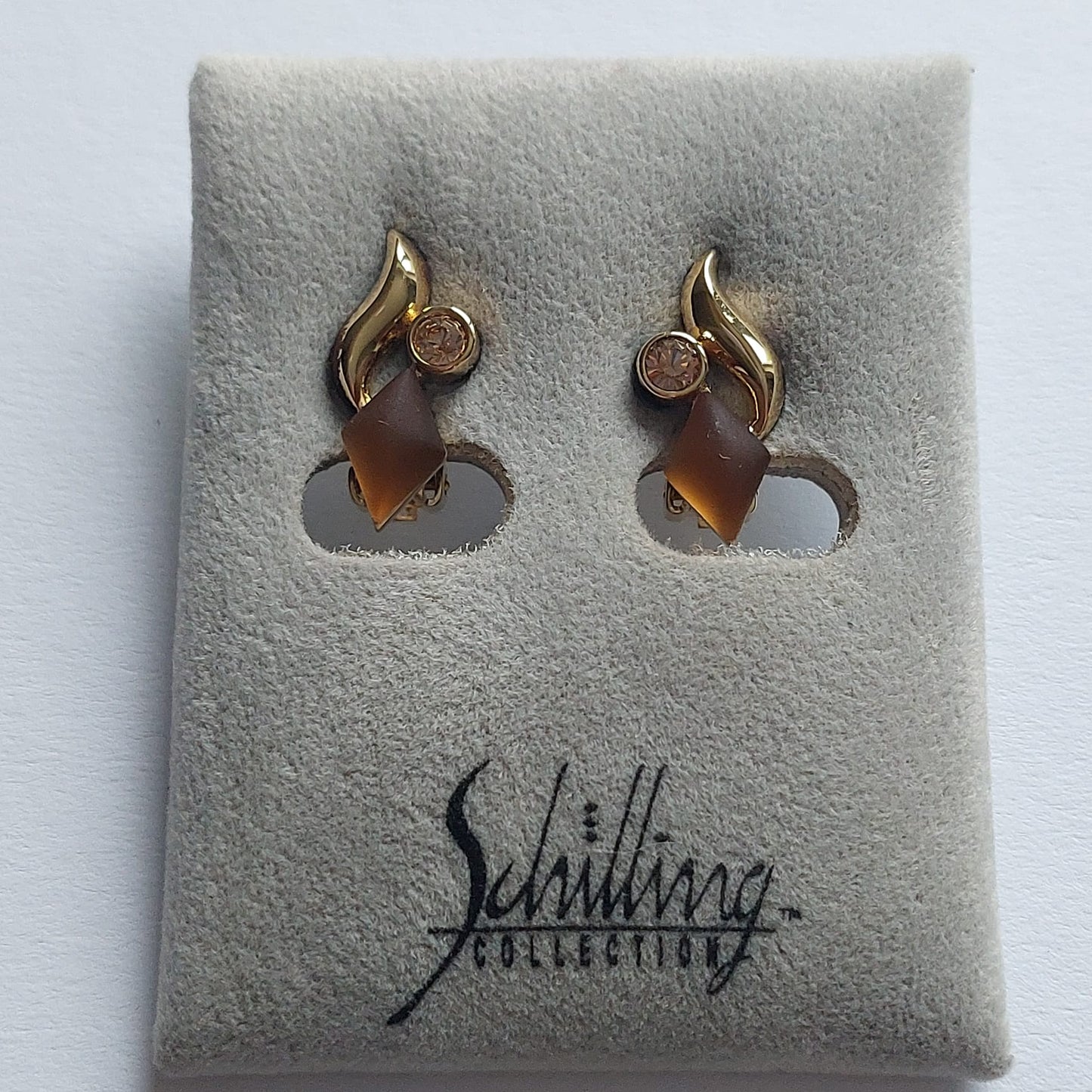 Original Vintage Schilling Austria Ohrclip 20mm