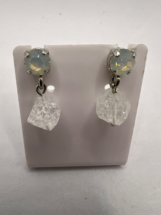 30612 Vintage Swarovski Kristallen Ohrhanger 6mm