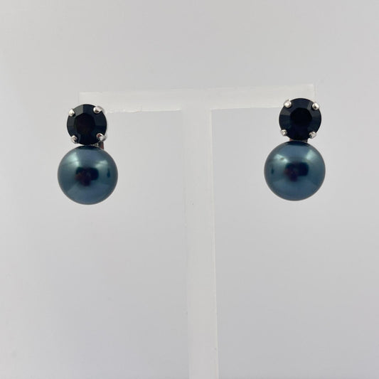 30755 Vintage Swarovski Kristallen Ohrstecker 11mm