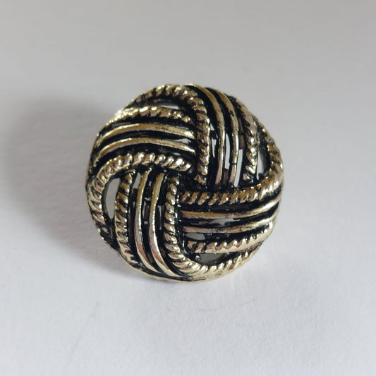 4113 Knopfe mit Swarovski Kristallen 18mm