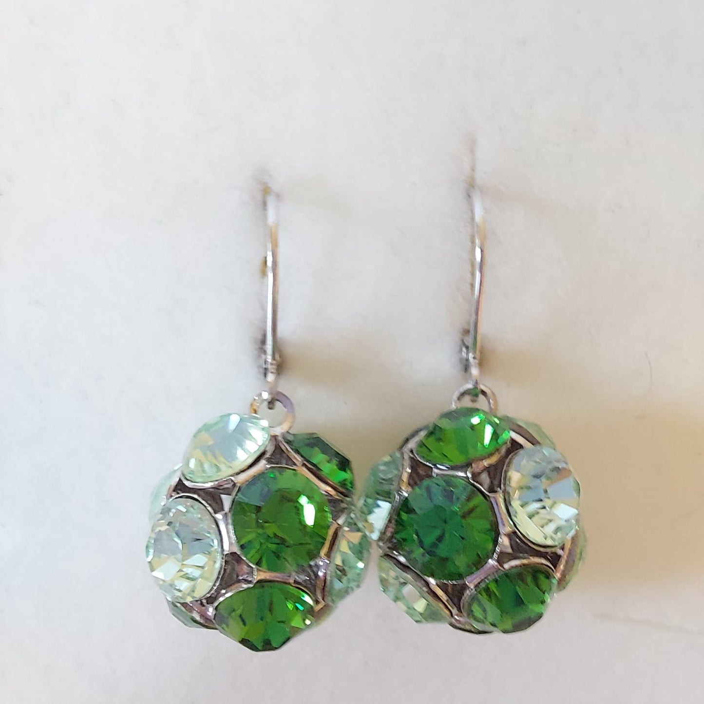 3783 Vintage Earring mit Swarovski Crystals