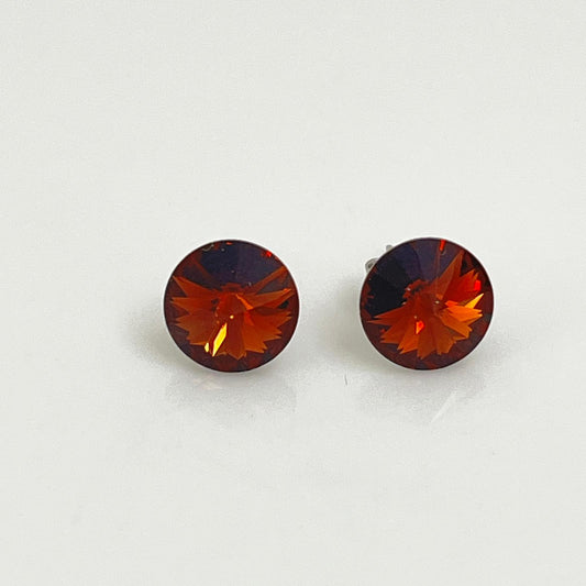 30369 Vintage Swarovski Kristallen Ohrstecker 10mm