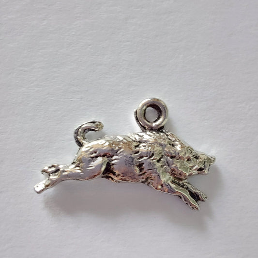 Wolf Trachtenanhänger 26x10mm