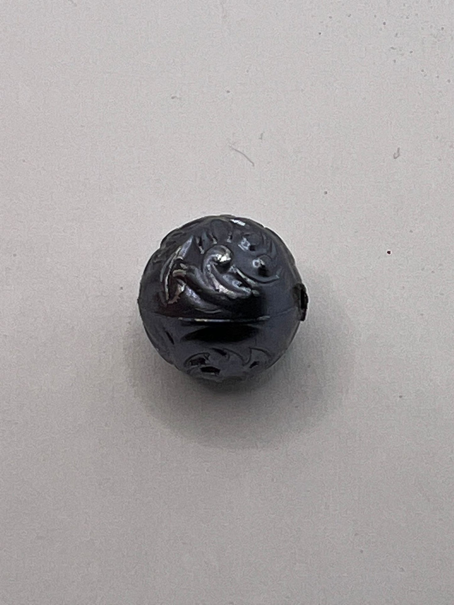 59501 Vintage Plated Perle 13mm
