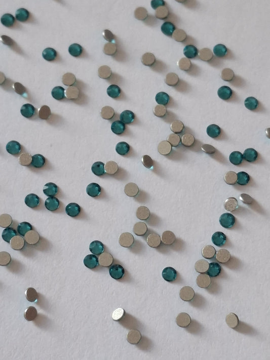 Swarovski® Flatback Rund Blue Zircon SS5