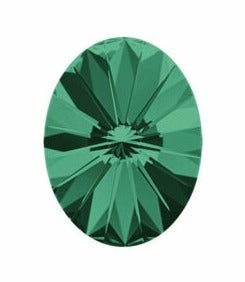 Swarovski® Fancy Oval Emerald 14x10.5mm