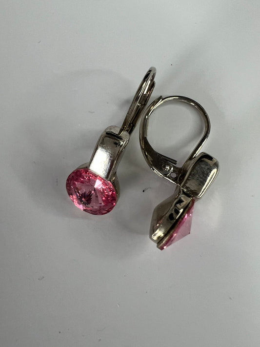 30402 Vintage Swarovski Kristallen Ohrhänger 14mm