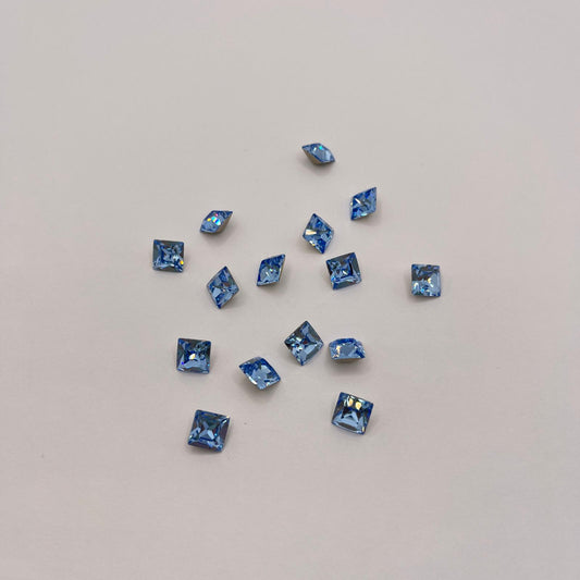 Swarovski® Fancy Stone Xilion Square Light Sapphire 8mm