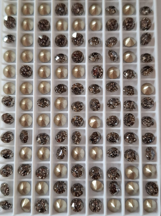 Swarovski® Chaton Black Patina SS29