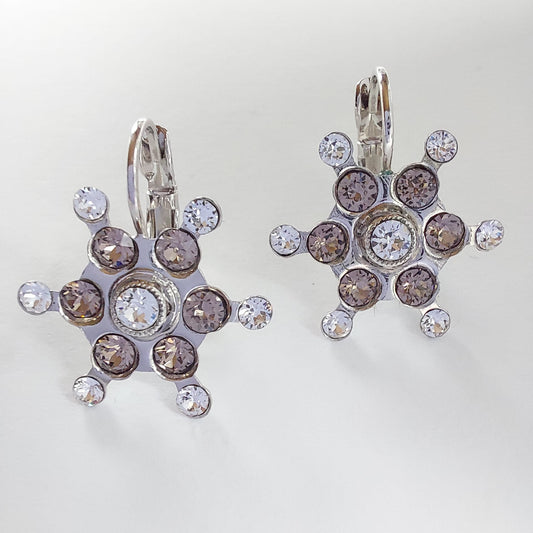 3300 Vintage-Ohrringe mit Swarovski Pearls 23mm