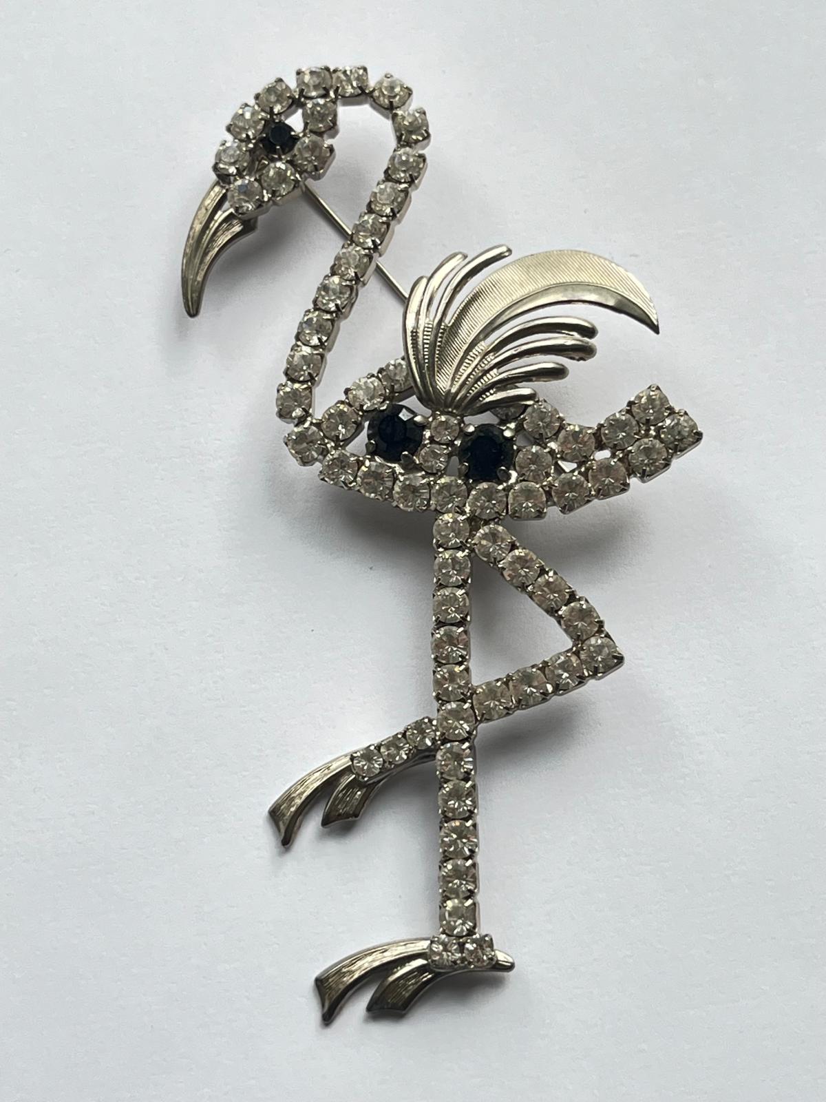 8578 Vintage Swarovski Kristallen Brosche 105mm