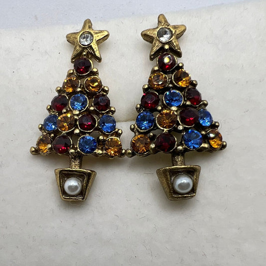 30539 Vintage Swarovski Kristallen Ohrclip 32mm