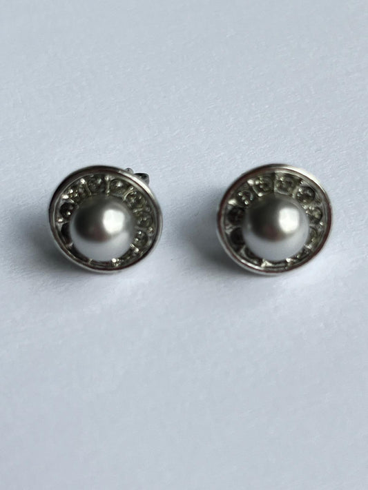 3099 Vintage Swarovski Kristallen Ohrhänger 10mm