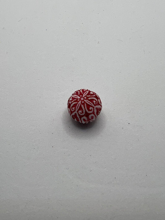 1105 Vintage Kunststoff Filigren Perle 10mm