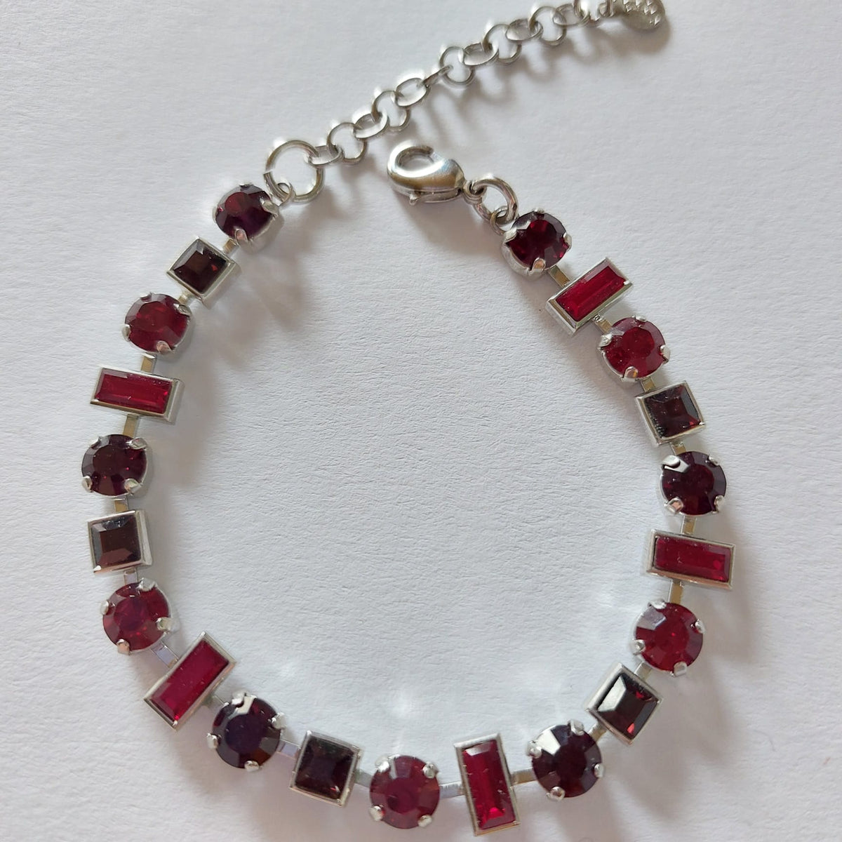 7961 Vintage-Armband mit Swarovski Kristallen 165×7mm