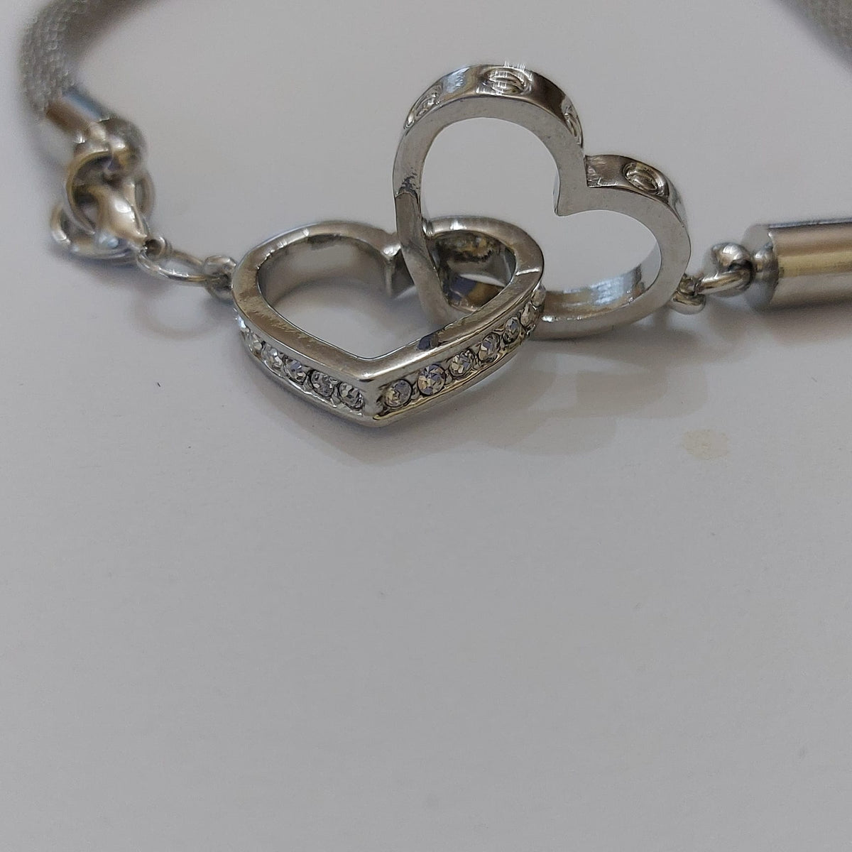 6923 Vintage Heart Necklace mit Swarovski Crystals