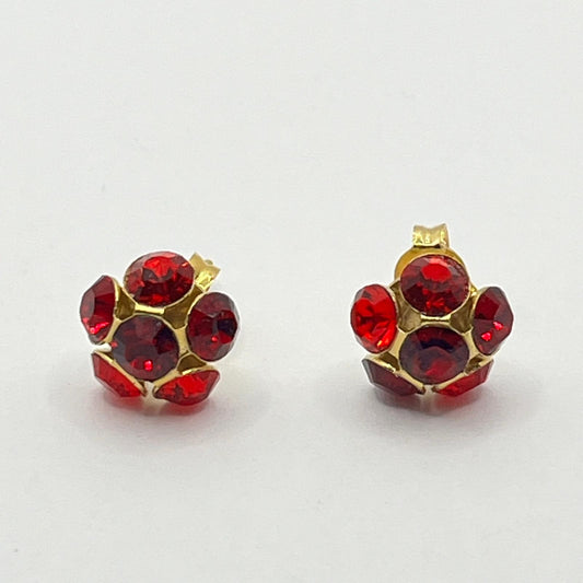 30676 Vintage Swarovski Kristallen Ohrhanger 9mm