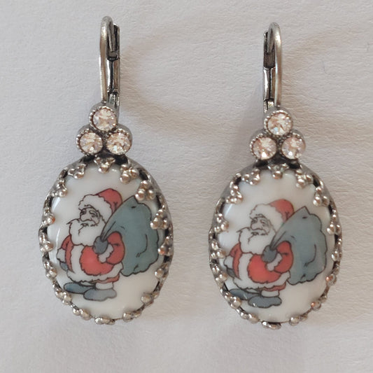 3891 Vintage Earring mit Swarovski & Cabochon