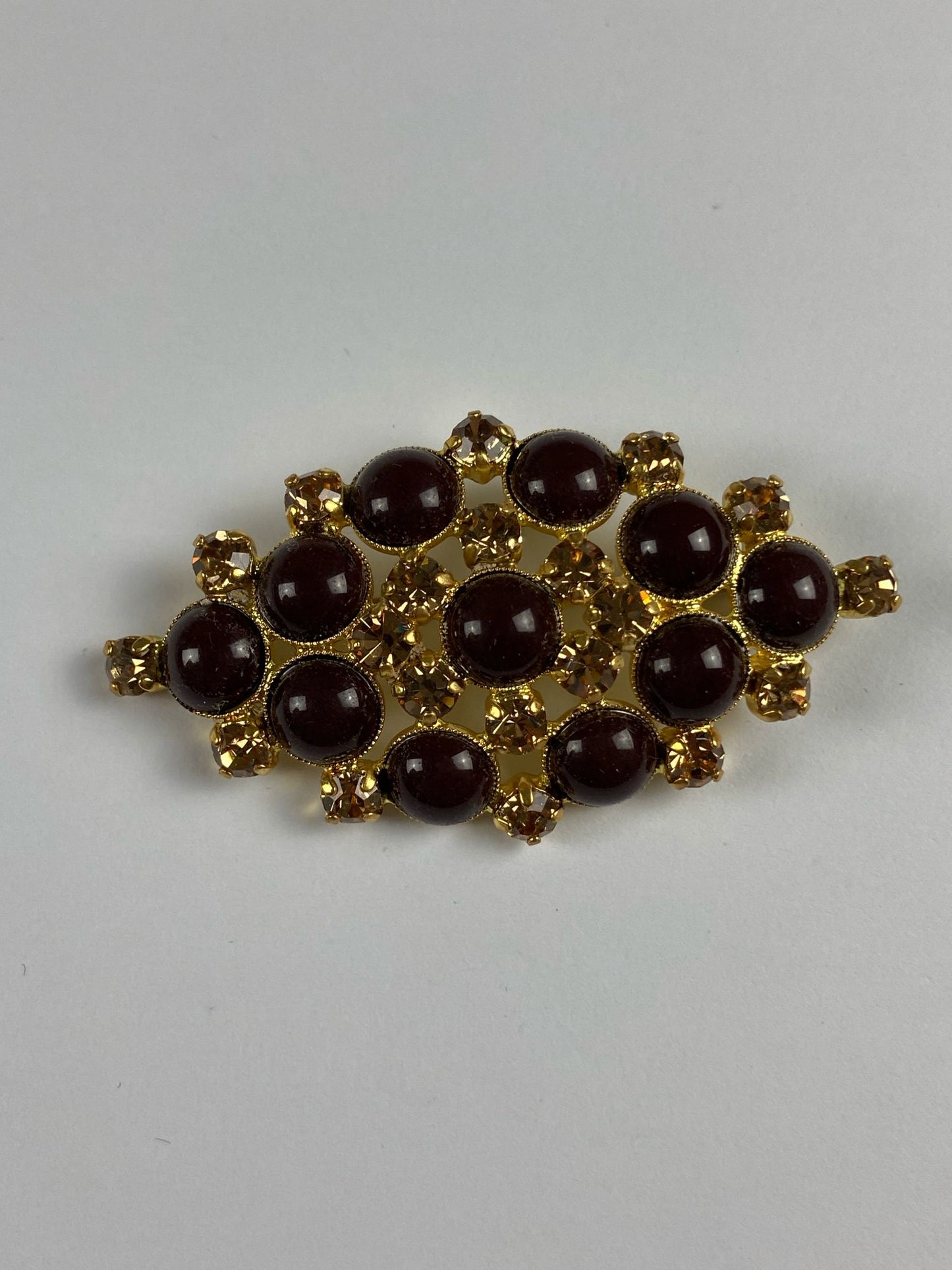 8741 Vintage Swarovski Kristallen Brosche 59mm