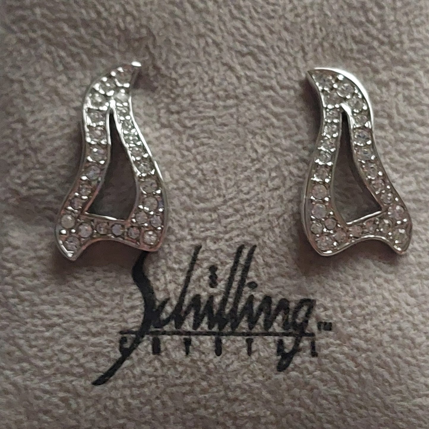 Original Vintage Schilling Austria Ohrringe 19mm