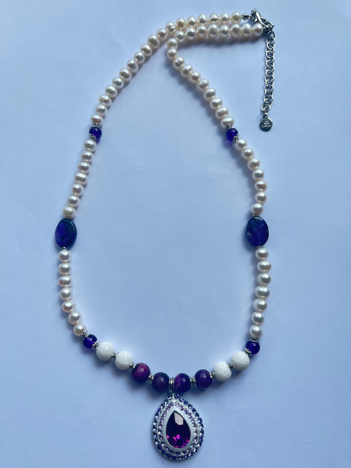 6084 Vintage Swarovski Kristallen Perlenkette 53cm