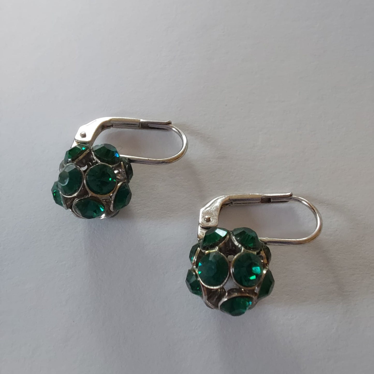 3748 Vintage Earring mit Swarovski Crystals